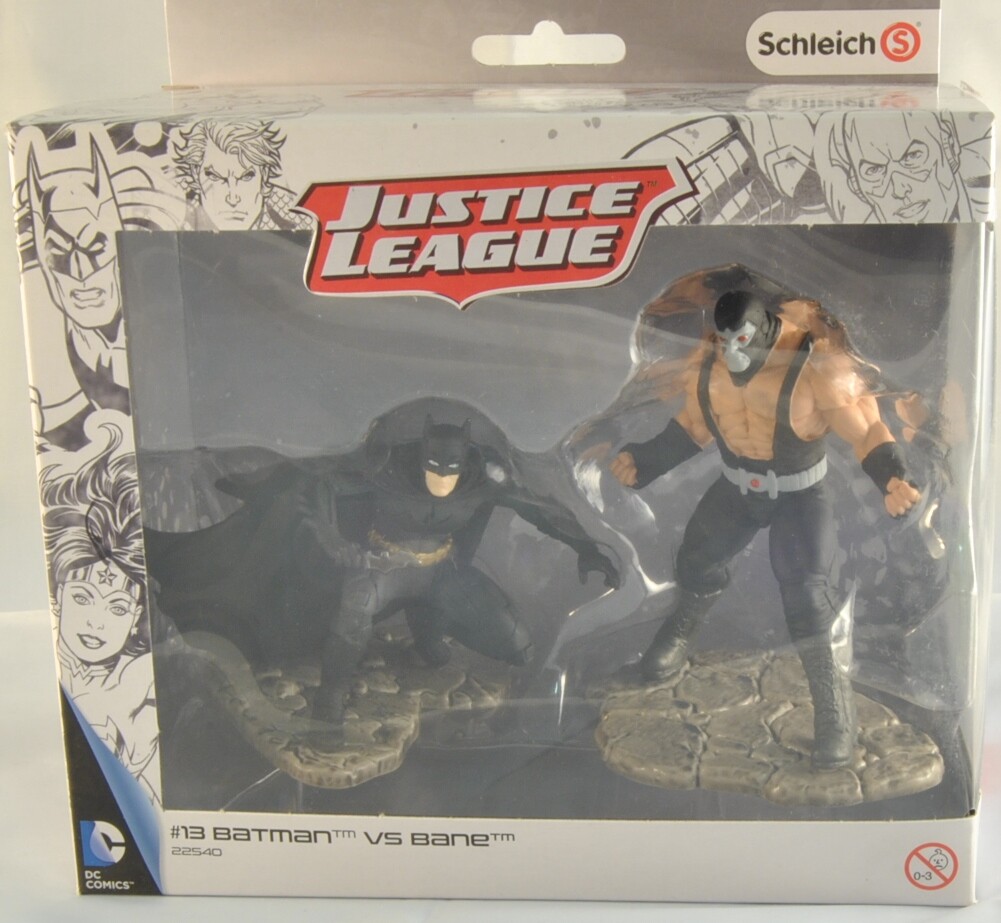 Thumbnail - Schleich 22540 Batman Vs Bane Hero Dc Comics Zeichen Justice Liga