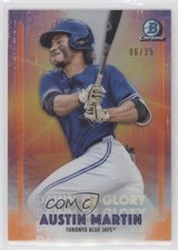 2021 Bowman Chrome Dawn of Glory Orange Refractor 6/25 Austin Martin #DOG-13 n1u