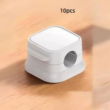 10Pcs Strong Magnetic Cord Holders - Universal Cable Management Clips for Desk,
