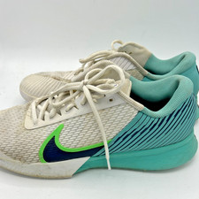 Nike Court Air Zoom Vapor Pro 2 Tennis Shoes Sneakers Teal White DR6191-103 Sz12