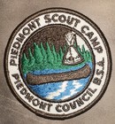 1960 Piedmont Scout Camp Pocket Patch, Piedmont Council, NC — photo 1