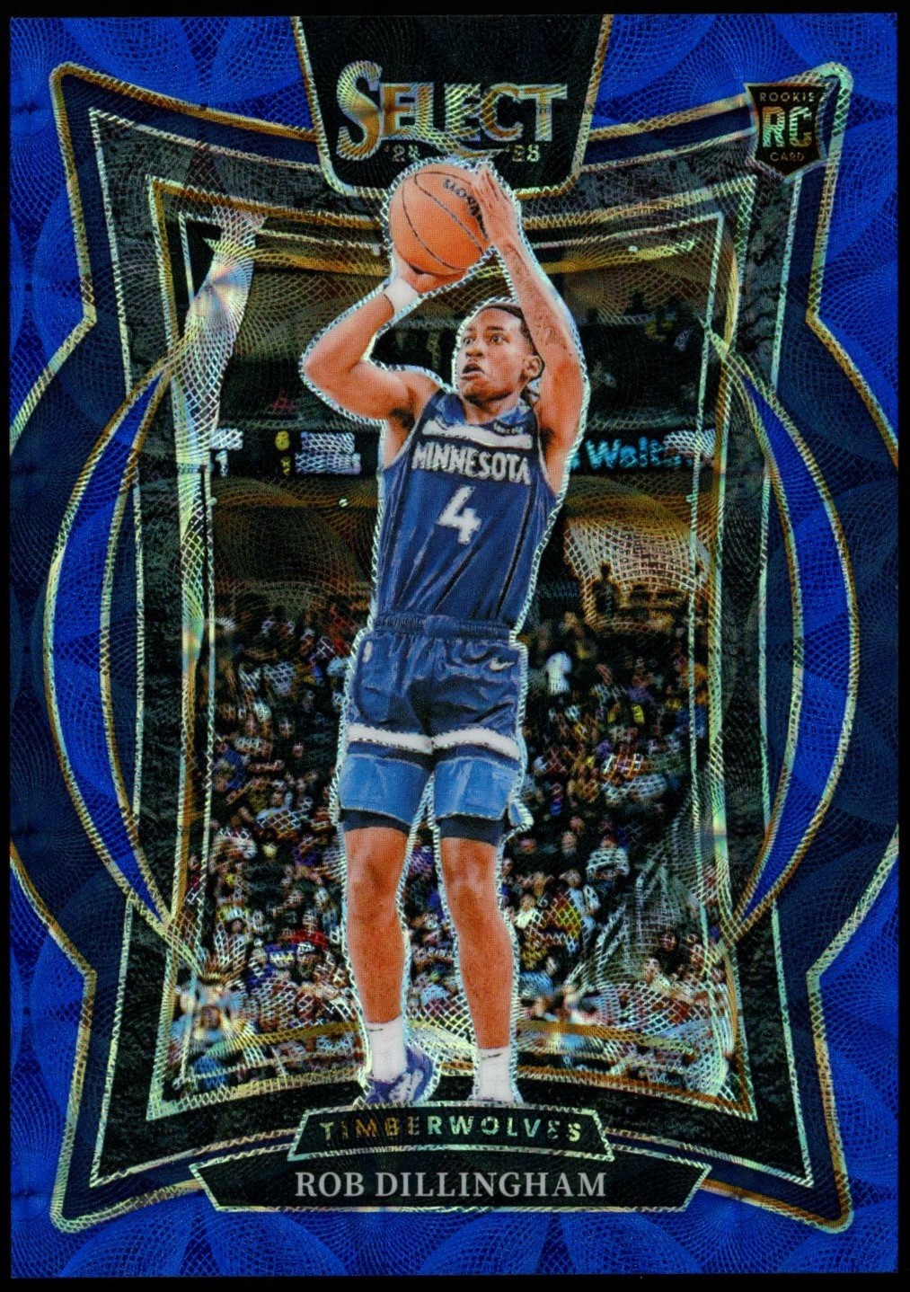 ROB DILLINGHAM 2024-25 SELECT CONCOURSE ROOKIE BLUE SCOPE RC #13/249