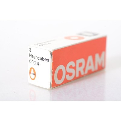 Osram 3 Stück Flashcubes OFC 4 - Einweg-Blitzwürfel 3x - Blitzcubes - NEU