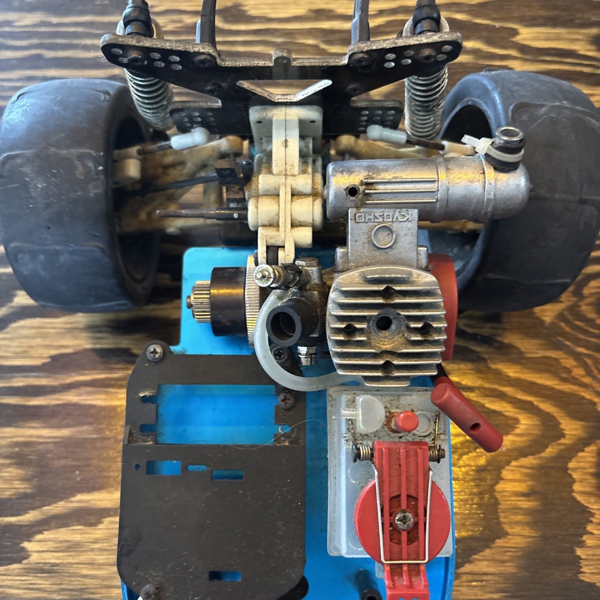 KYOSHO Nitro RC Car W/ Blue Pan | eBay