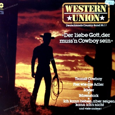 Western Union - Der Liebe Gott, Der Muss'n Cowboy Sein LP 1987 (VG/VG) .*