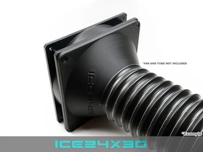 ICE24X3D Adattatore ventola da 120 mm a 76 mm (3") - Airflow Mod per ventola Sim Rig
