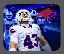 Terrel Bernard Buffalo Bills Facsimile Autographed Mouse Pad Item#10423