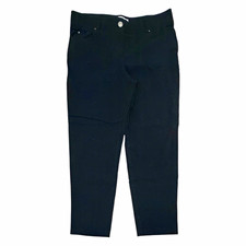 89th  Madison  Ultra Stretch Lightweight Black Pants  Size 12   NEW  