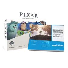 Trends International,  Disney Pixar 2026 Desk Calendar, 6.13'' X 5.38'', Daily C