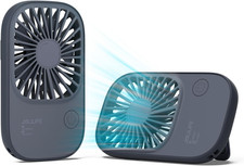 Handheld Mini Lash Fan with Bracket, Small Portable USB Rechargeable Personal Ma