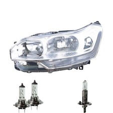 Halogen Scheinwerfer links H7/H7/H1 für Citroën C5 III Break inklusive Lampen