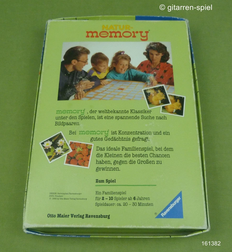 Original Natur Memory - Komplett Top! Ravensburger ©1992 ab 6 Jahren - Bild 4 von 4