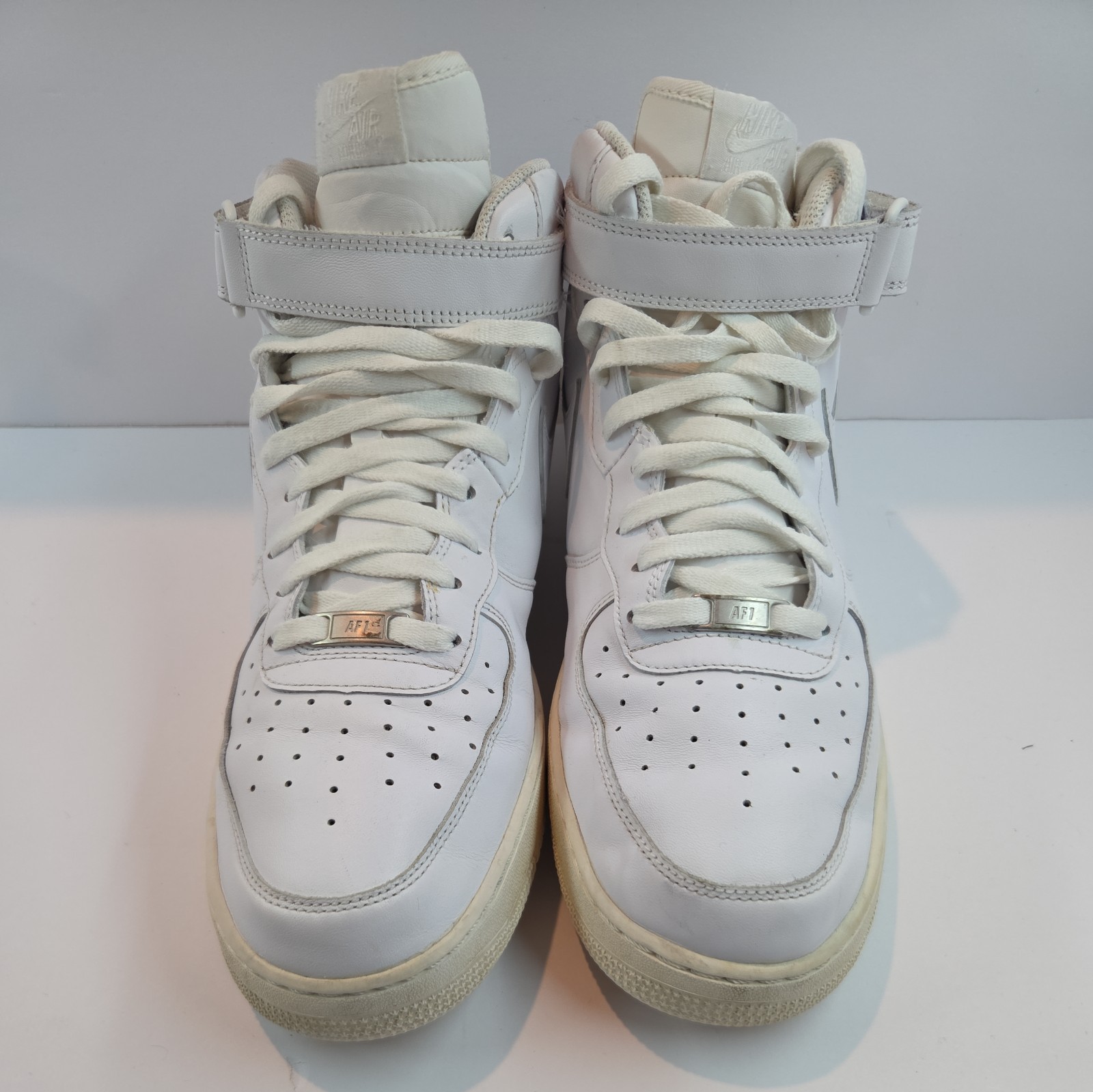Nike Air Force 1 '07 Mid Triple White - Size 14 - Used, Good Condition thumbnail 4