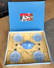 Dinette Années 1950 en plastique boîte en carton (34x28x8cm) - Poupées - TBE.