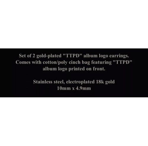 Taylor Swift The Tortured Poets Department Ohrringe TTPD IN HAND NEU Schmuck **  - Bild 5 von 5