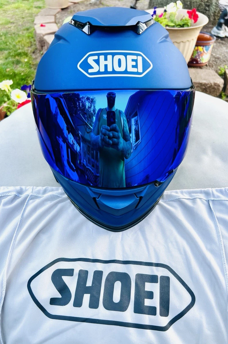 SHOEI Motocross/Enduro Blue Motorcycle & Powersports Helmets for