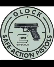 GLOCK Perfection- SAFE ACTION PISTOLS  Metal DEALER Sign 12" Round Perfection