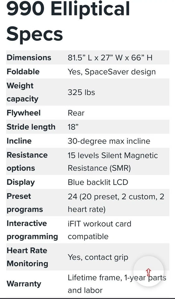Nordic Track AudioStrider 990 elíptica Foto 2 de 4
