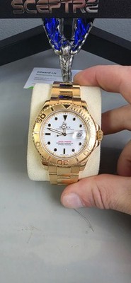 Rolex Yacht-Master 16628 Gold Oyster Bracelet with Gold Bezel