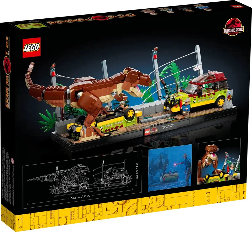LEGO 76956 Parque Jurásico T. Rex Breakout. ¡GENUINO, NUEVO, RETIRADO, SELLADO! Foto 4 de 4