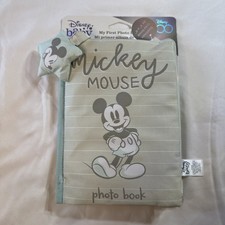 Disney Baby Soft Mickey Mouse My First Photo Album Crinkle Play Book