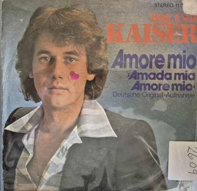 ROLAND KAISER  11 944 AT  AMORE MIO -  NICHT EINE STUNDLE TUT MIR LEID 1977