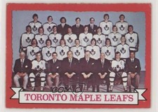 1973-74 O-Pee-Chee Dark Back Toronto Maple Leafs Team #106 04e3