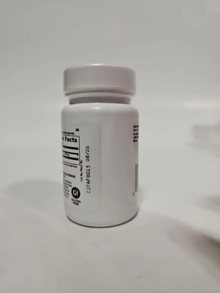 GNC VITAMINA K-2 - 100 MCG 60 cápsulas blandas (EXP:08/2026) Foto 3 de 4