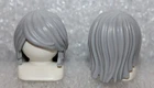 Playmobil Hair 2 Wigs " Gray Woman " Viking Pirate Woman Man
