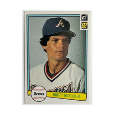 Donruss 1982 Brett Butler #275 Rookie Atlanta Braves MLB Baseball Card. rookie card picture