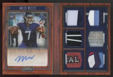 2022 Panini Playbook Signature Locker Prime Malik Willis 17/25 Patch Auto RC