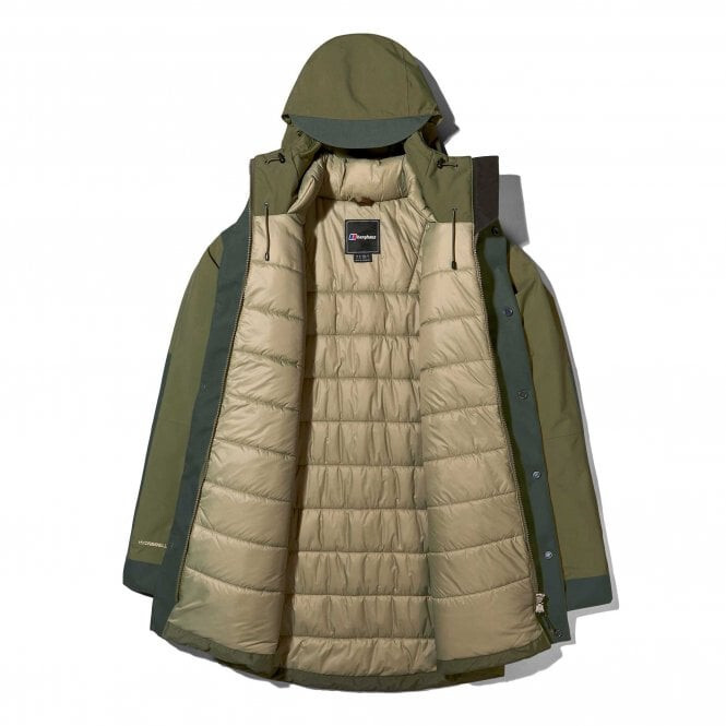 Mens Berghaus Insulated Parka Dark Green MediumWATERPROOF GUARANTEE