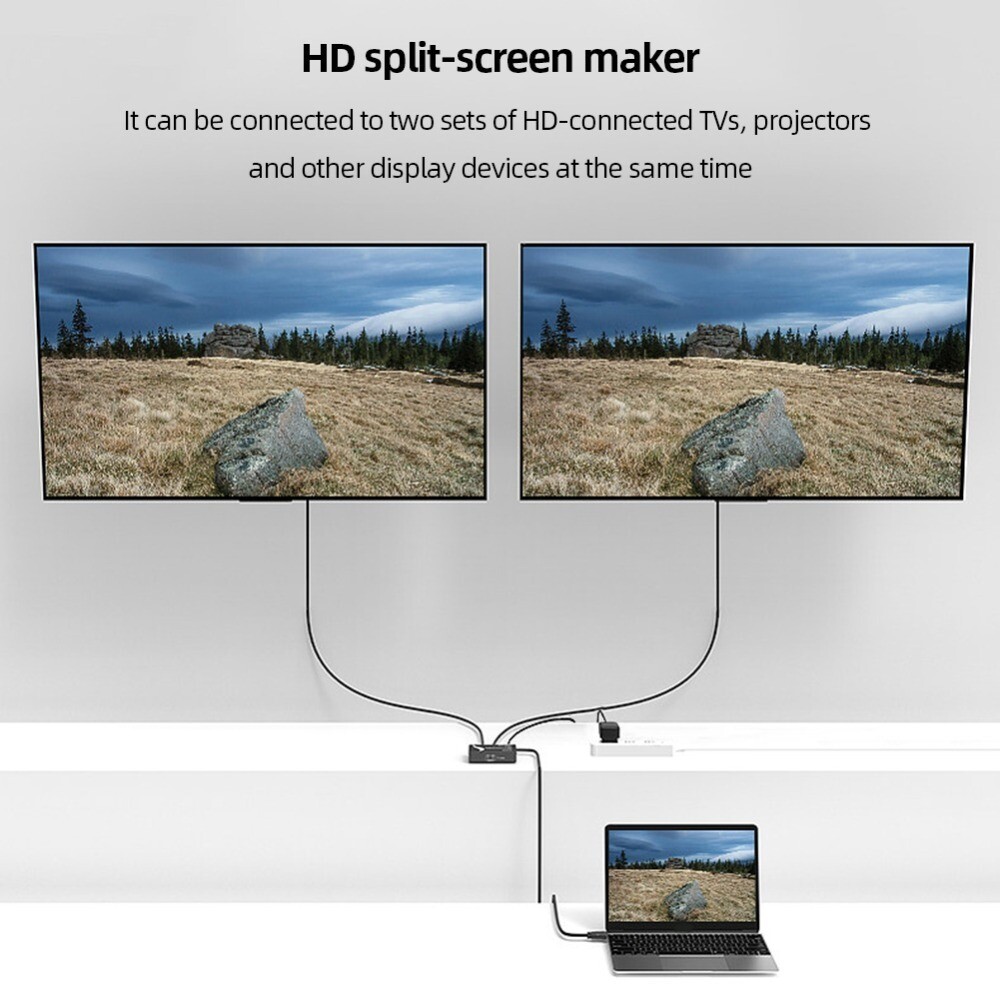 HDMI Splitter 1 in 2/4 Out Splitter Converter for HDTV/STB/DVD/DVHS