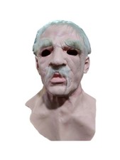 Realistic Latex Mask Overhead Halloween Old Man Mask Fancy Dress Accessory BRN