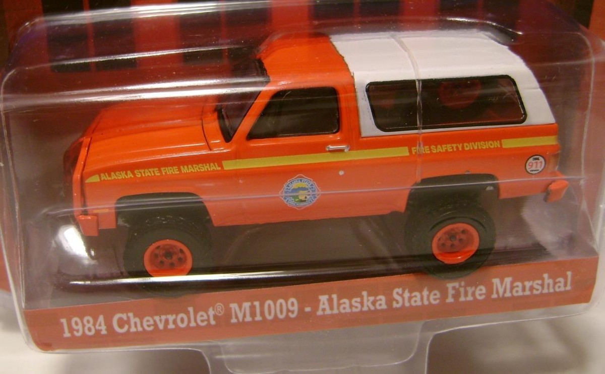 【6台セット】グリーンライト　ファイヤー　レスキュー　5901 シリーズ4 1984 '84 CHEVY M1009 ALASKA STATE FIRE & RESCUE 5901 R4