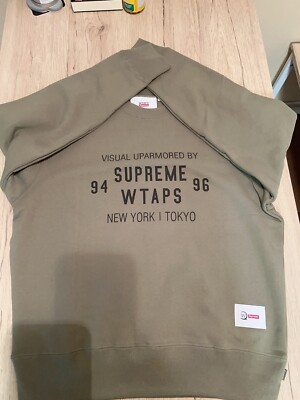 Supreme WTAPS Crewneck Olive Green S | eBay 
