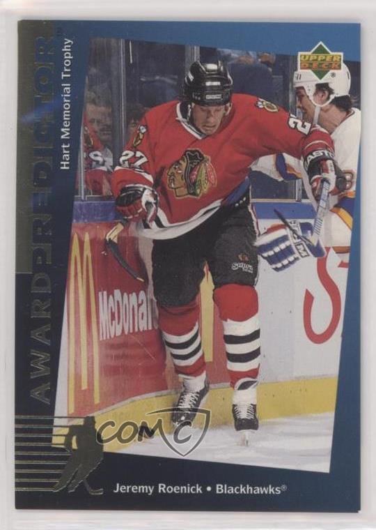 1994-95 Upper Deck Predictor Hobby Winners Prizes Gold Jeremy Roenick #H13 HOF
