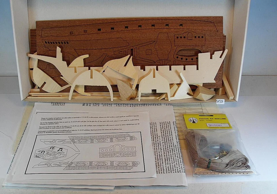 Aeropiccola Holzbausatz Segelschiff Indiscret OVP #5159 - Bild 4 von 4