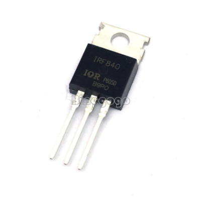 5pcs IRF840N IRF840 N-Channel 8A 500V MOSFET TO-220 IR Transistor Best