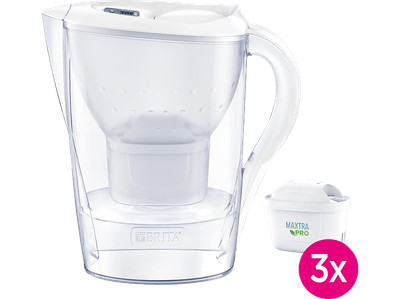 MAXTRA PRO All-in-1 Wasserfilter, Weiß Marella, inkl. 3 MAXTRA PRO