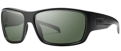 NEW Smith Frontman Elite Sunglasses-Black-Chromapop Polarized Gray Green Lens
