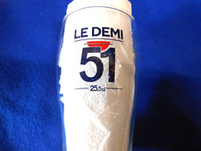 Vintage Rare verre  a PASTIS 51  " LE DEMI 51 "  RASTAL de 25,5cl .