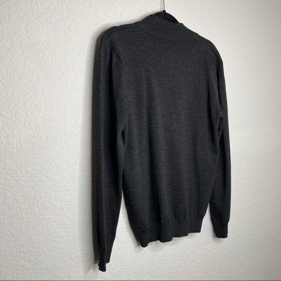 NetWork Men's Quarter Button Pull Over Sweater Me… - image 6