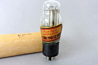 1 x NOS 1E7G, 38717E, DOUBLE PENTODE, 2V HEATER, US TUBE, TESTED, BOXED