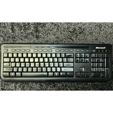 Microsoft Wired Keyboard 6000 - Model 1366 - Tested Works
