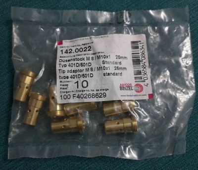 Abicor Binzel 142.0022 Spitzenadapter M8 25mm 401D/501D