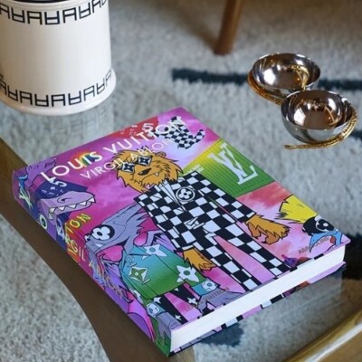 NEW 2022 Louis Vuitton Book : Virgil Abloh (Classic Cartoon Cover) RARE (UK)