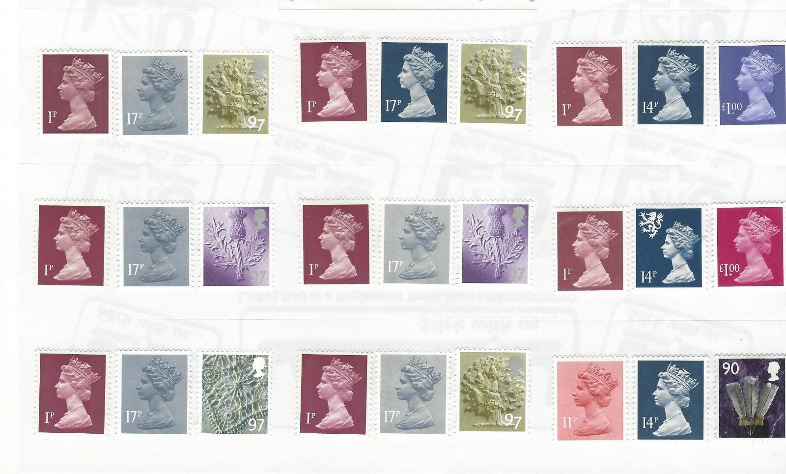 40 1st Class Large Letter Self Adhesive Label £1.29 Cheap Postage Mint