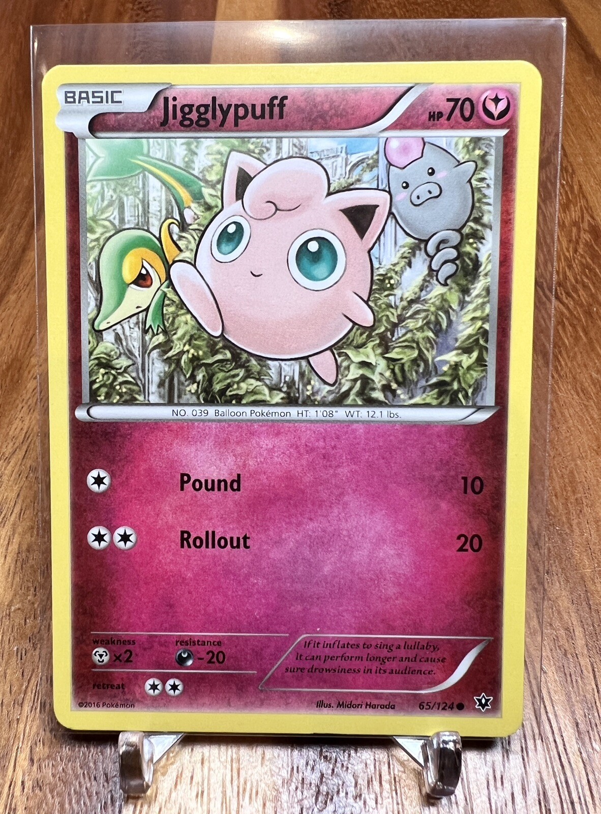 Jigglypuff 65/124  XY Fates Collide Pokemon Card NM