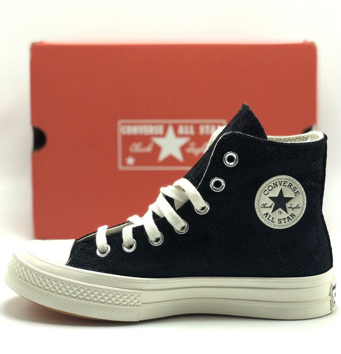 NEW* Women CONVERSE Chuck 70 Lace High Top BLACK (A13665C) 👍 | eBay